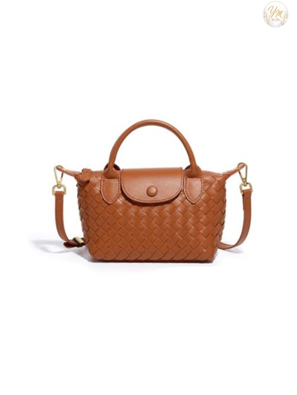 Braided Luxury Faux Leather Women's Satchel Handbag Travel Daily